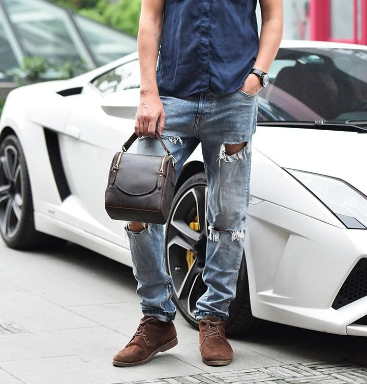 Chelsea | Chic Small Leather Camera Bag - Stylish Lens Case for Photography Lovers