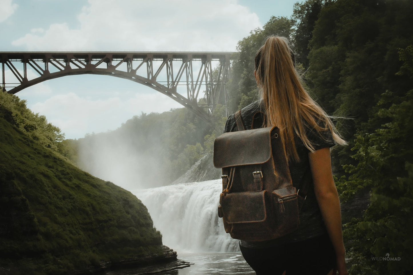 Chic Vintage Leather Harlem Backpack - Timeless Style for Every Adventure