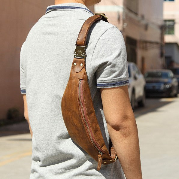 Westwood Premium Full Grain Leather Waist Bag | Stylish & Durable Fanny Pack