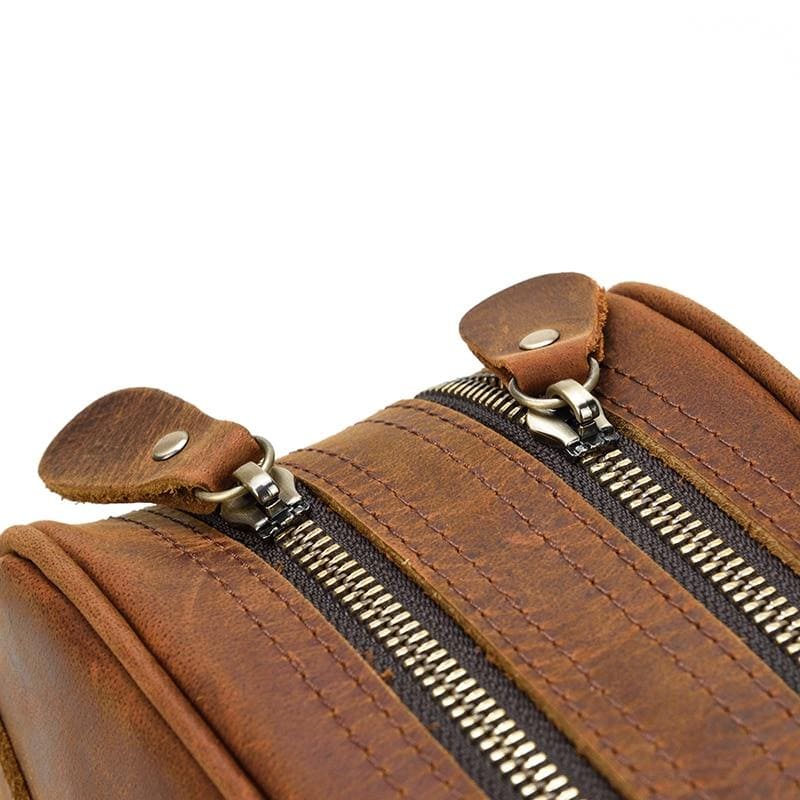 Luxurious Nomad Leather Toiletry Bag | Travel in Style with Genuine Leather Essentials