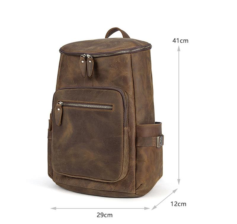 Elevate Your Style with the Exquisite Handcrafted Broadway Leather Backpack