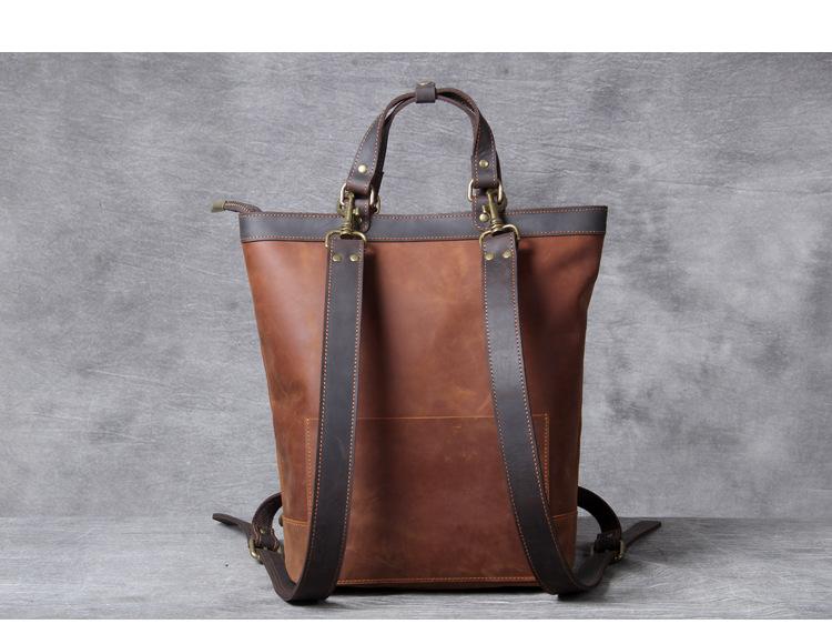 Elevate Your Style with the Irving: Exquisite Handmade Vintage Leather Backpack