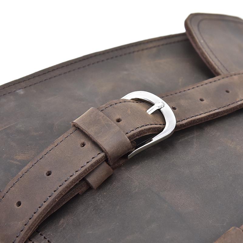 Greenwich Vintage Leather Messenger Bag | Spacious & Stylish Travel Companion
