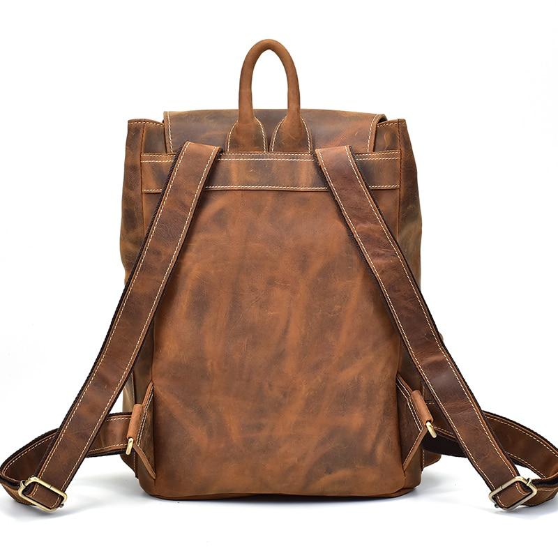 Chic Vintage Leather Harlem Backpack - Timeless Style for Every Adventure