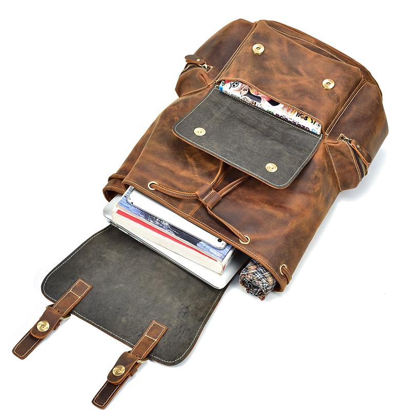 Chic Vintage Leather Harlem Backpack - Timeless Style for Every Adventure