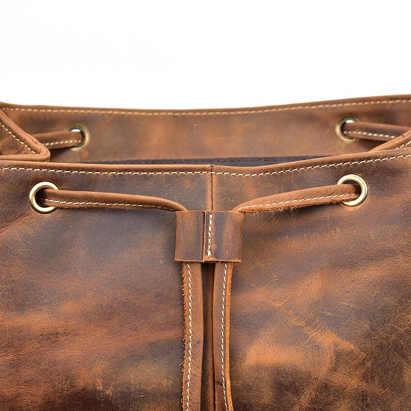 Chic Vintage Leather Harlem Backpack - Timeless Style for Every Adventure