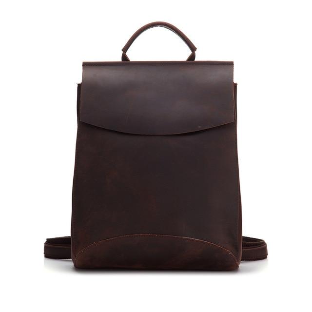 Glen Vintage Leather Travel Backpack - Timeless Style for Your Adventures!