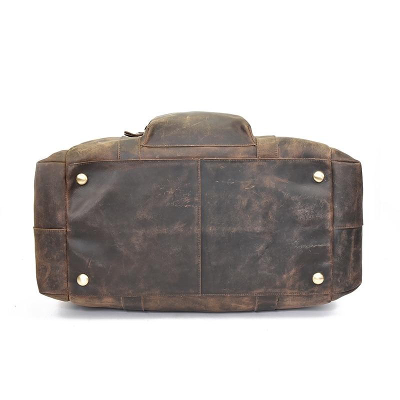 Clinton Luxury Leather Duffle Bag | Spacious Weekender Essential