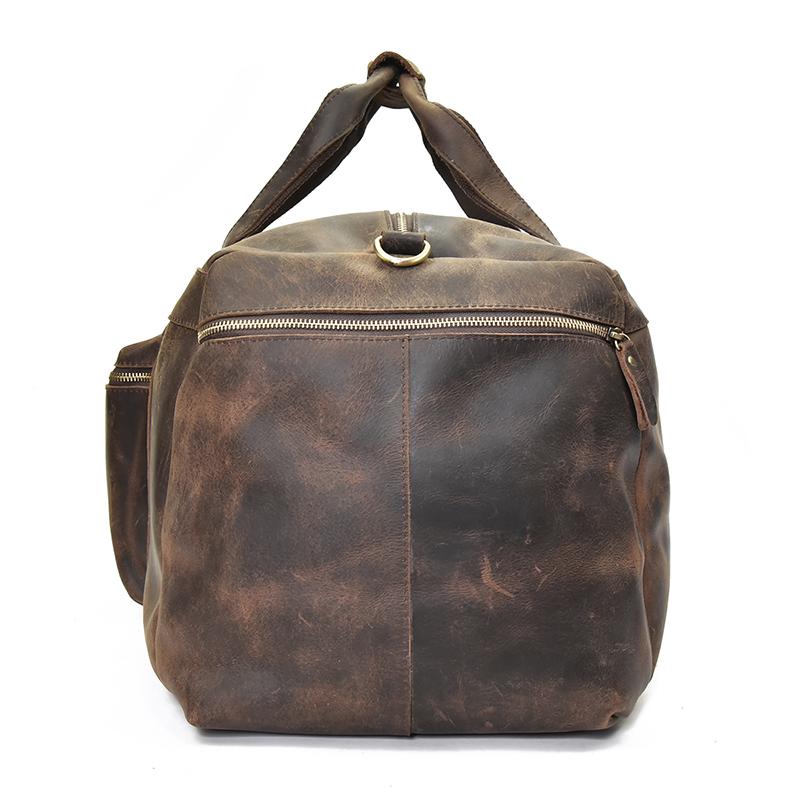 Clinton Luxury Leather Duffle Bag | Spacious Weekender Essential