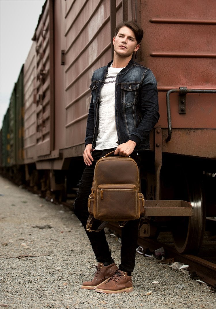 The Lexington Vintage Leather Backpack | Timeless Style and Durability