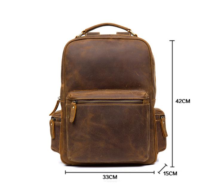The Lexington Vintage Leather Backpack | Timeless Style and Durability