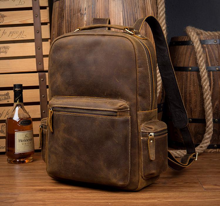 The Lexington Vintage Leather Backpack | Timeless Style and Durability