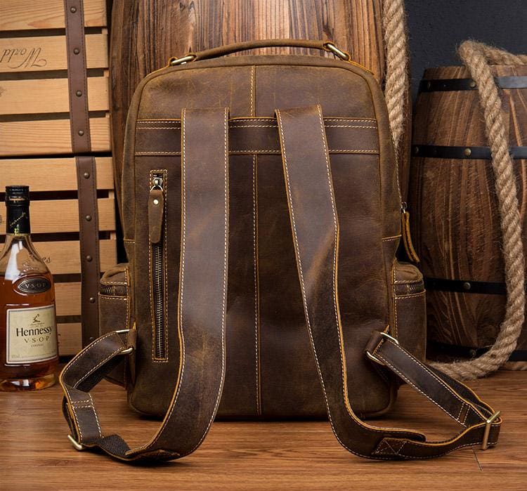 The Lexington Vintage Leather Backpack | Timeless Style and Durability