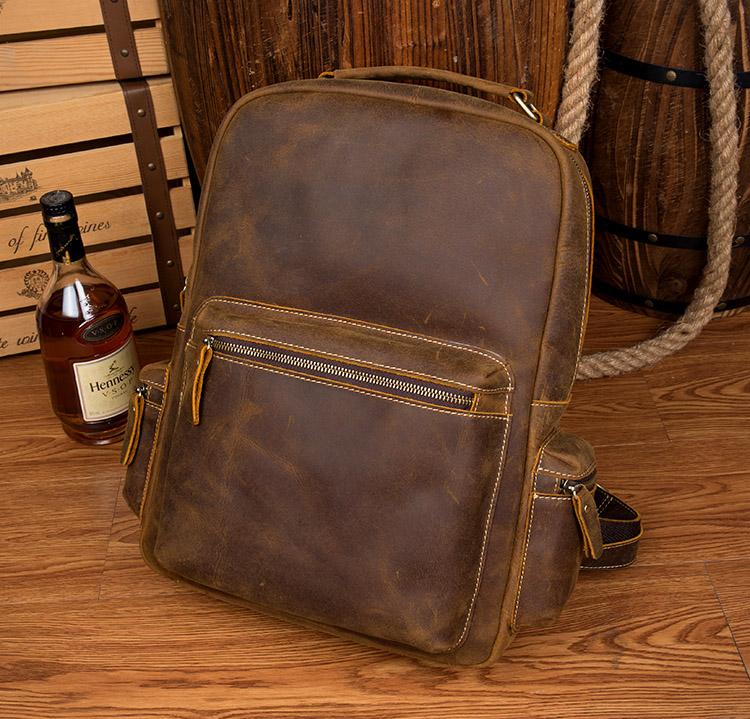 The Lexington Vintage Leather Backpack | Timeless Style and Durability