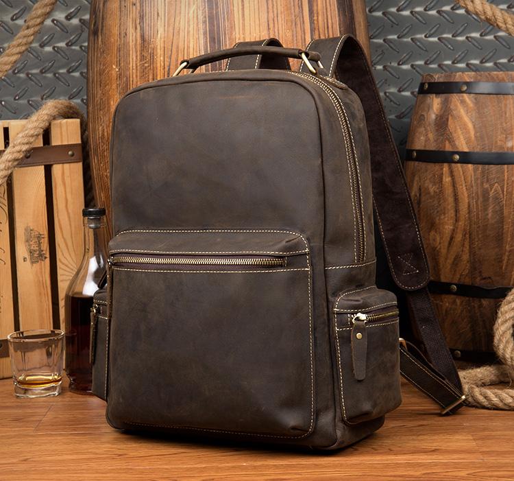 The Lexington Vintage Leather Backpack | Timeless Style and Durability