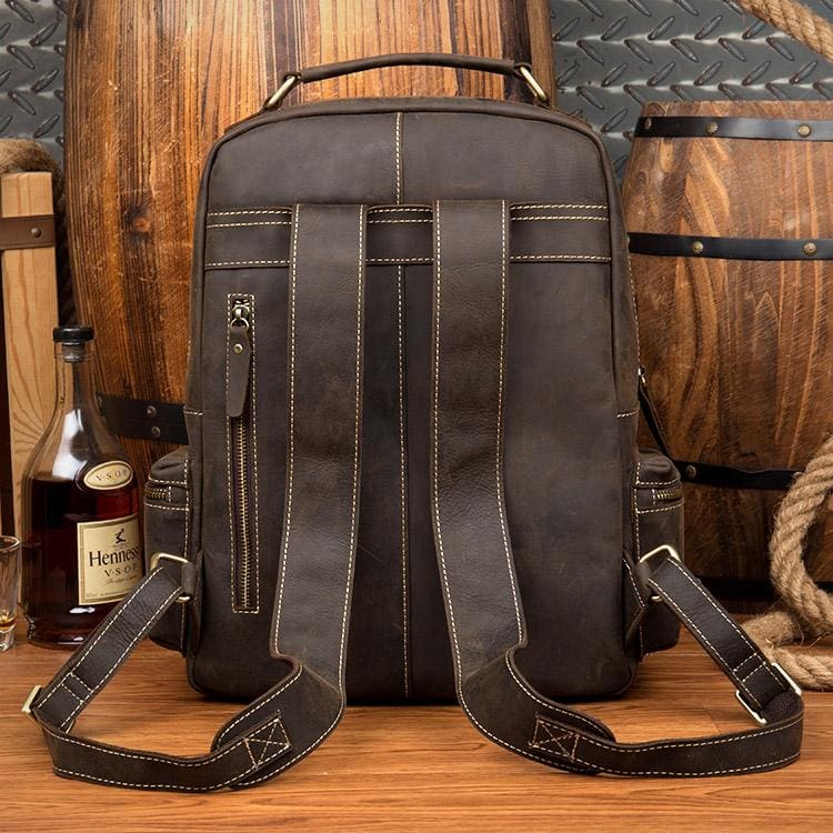 The Lexington Vintage Leather Backpack | Timeless Style and Durability