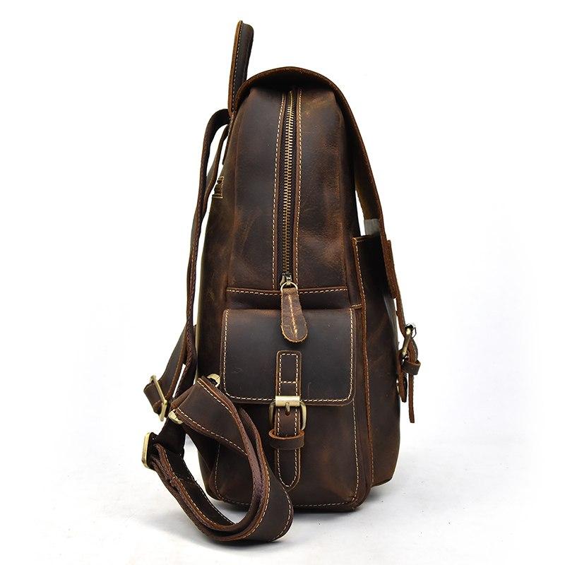 Chic Fulton Handcrafted Leather Backpack