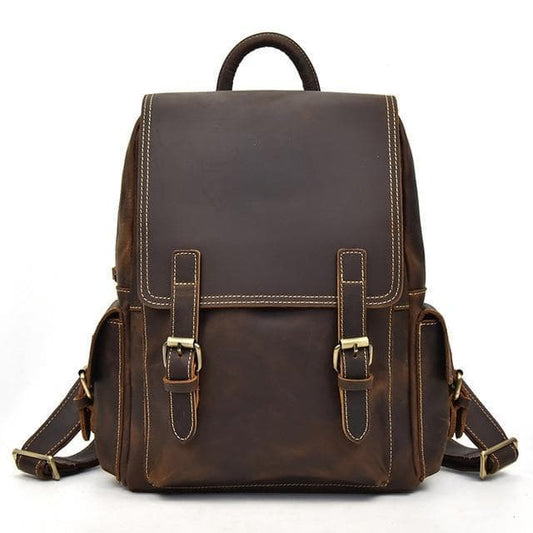 Chic Fulton Handcrafted Leather Backpack