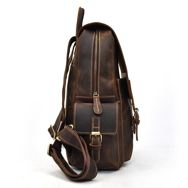 Chic Fulton Handcrafted Leather Backpack