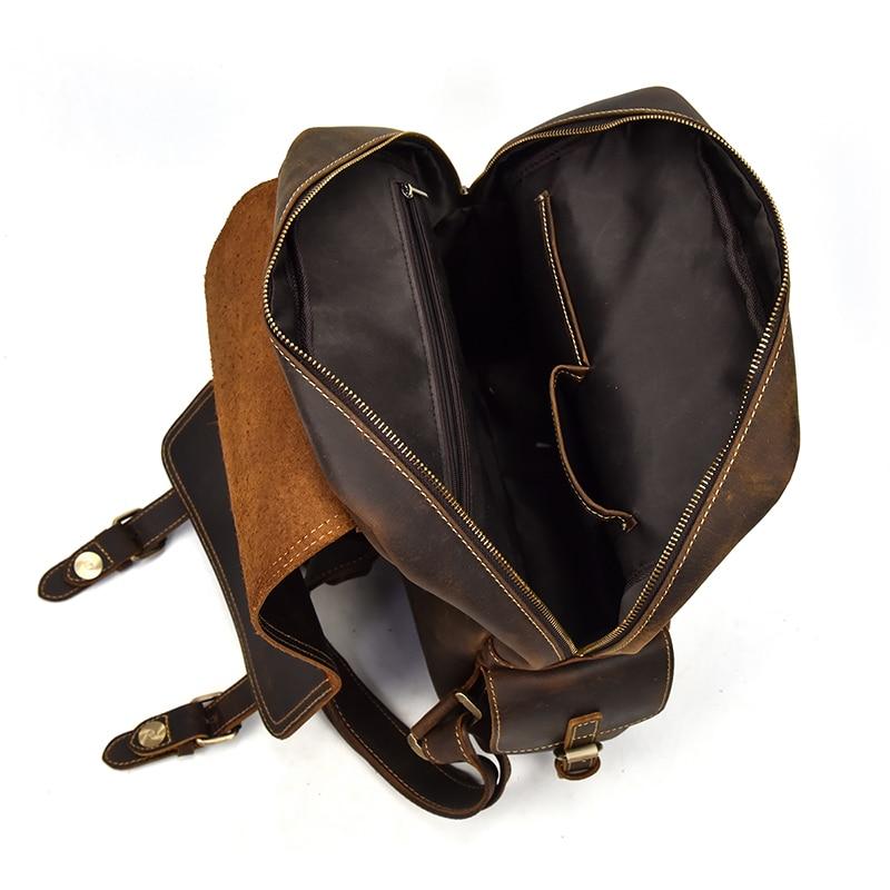 Chic Fulton Handcrafted Leather Backpack