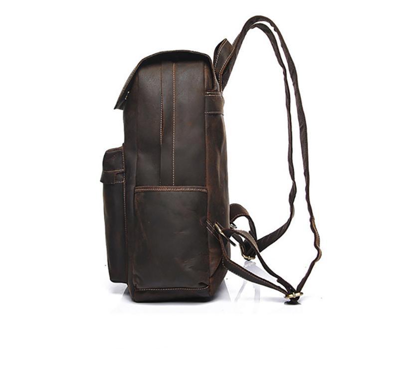 Timeless Herald Backpack | Authentic Vintage Leather Adventure Companion