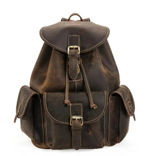 Thompson Mini Leather Backpack | Artisanal Handmade Genuine Leather Design