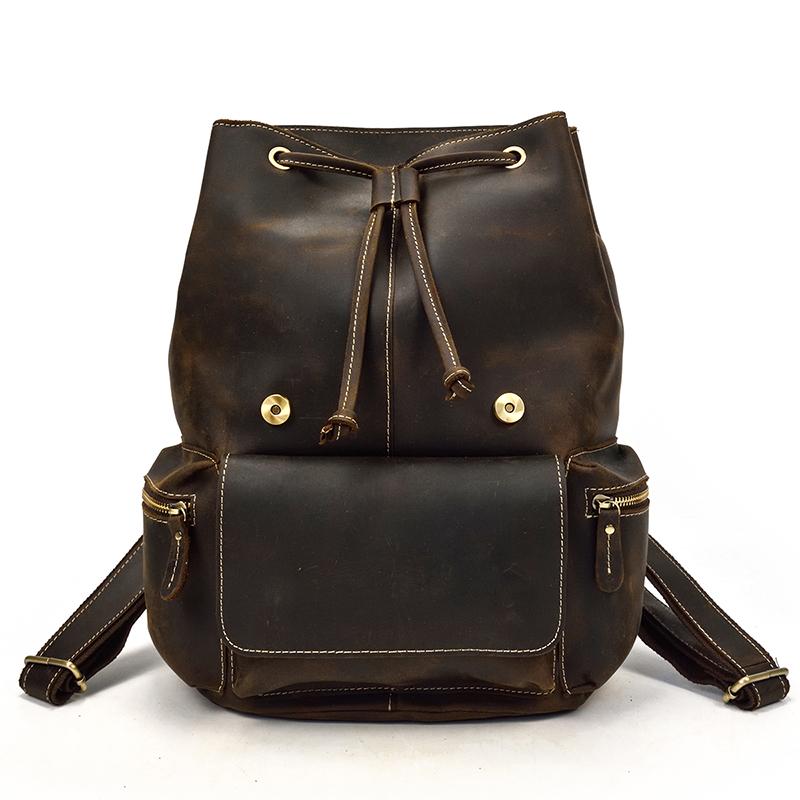 Chic Vintage Leather Harlem Backpack - Timeless Style for Every Adventure