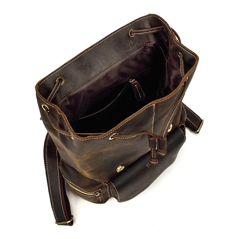 Chic Vintage Leather Harlem Backpack - Timeless Style for Every Adventure