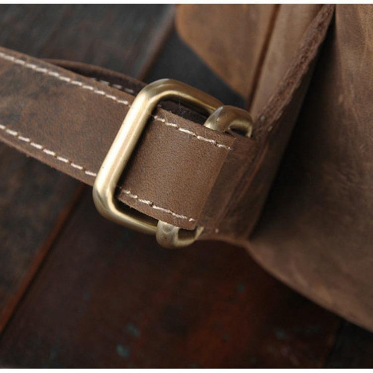 Elevate Your Adventure with the Rockland Leather Rucksack - Crafted from Genuine Leather!