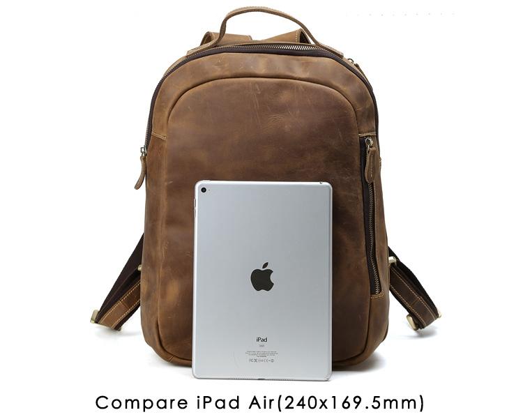 The Stanton Leather Backpack | Compact and Stylish Genuine Leather Design