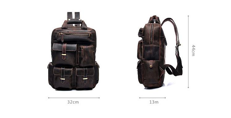 Elevate Your Style with the SoHo Handmade Genuine Leather Backpack