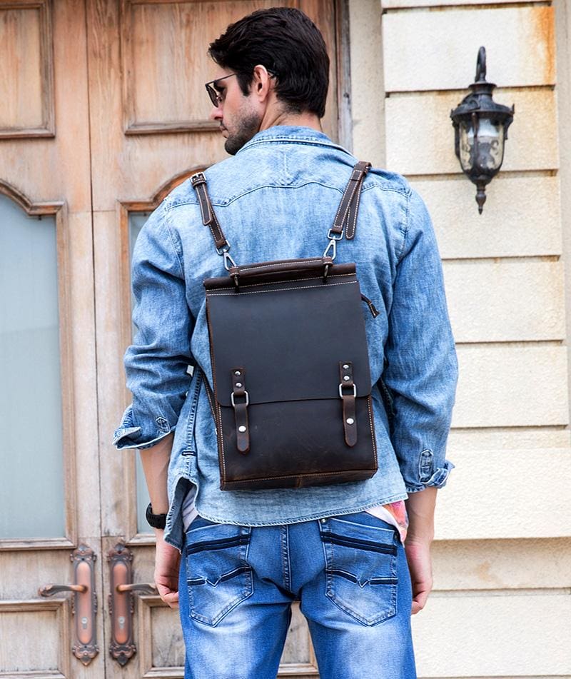 The Union Vintage Leather Backpack - Timeless Style Meets Modern Functionality