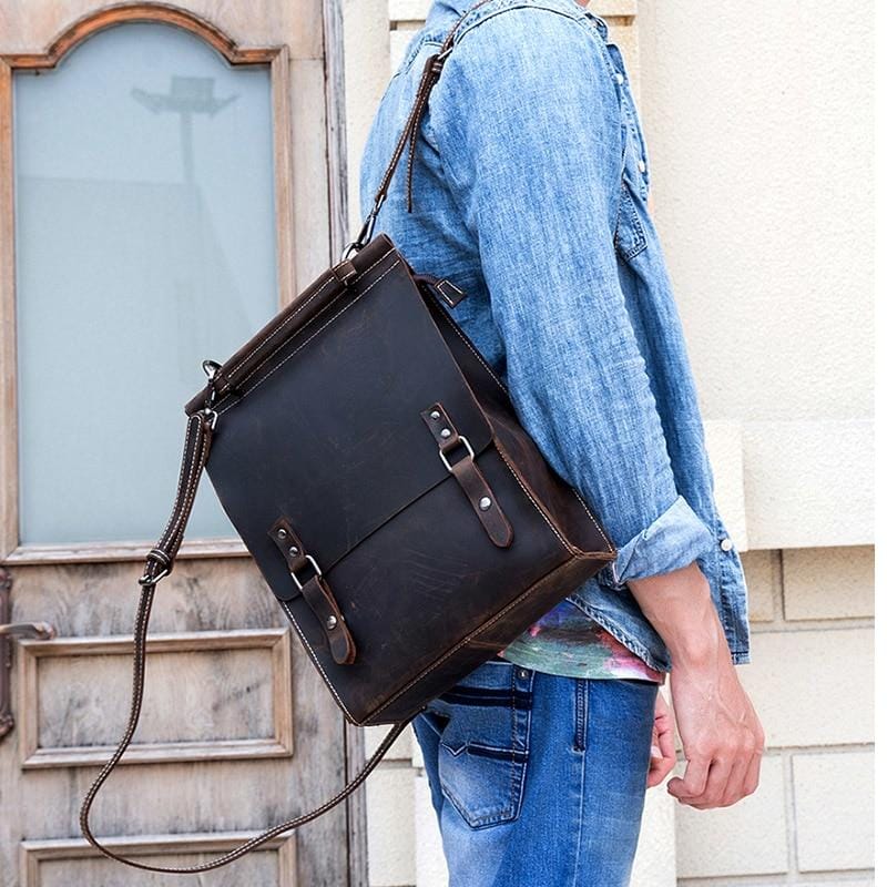 The Union Vintage Leather Backpack - Timeless Style Meets Modern Functionality