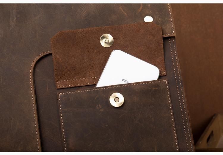 Riverside Vintage Leather Backpack - Timeless Style Meets Functionality