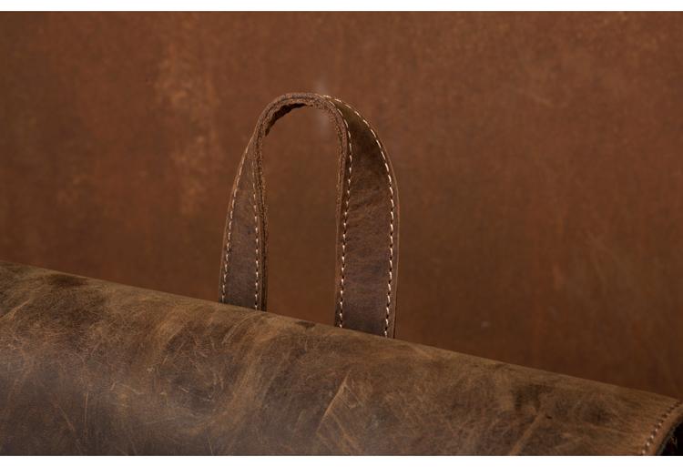 Riverside Vintage Leather Backpack - Timeless Style Meets Functionality