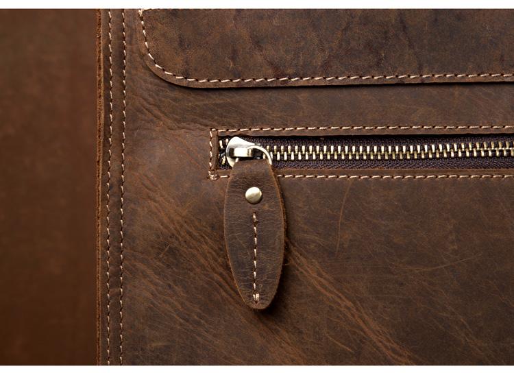 Riverside Vintage Leather Backpack - Timeless Style Meets Functionality