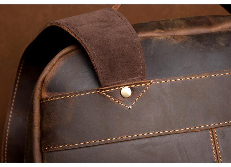 The Varick Vintage Leather Backpack | Chic Minimalist Design