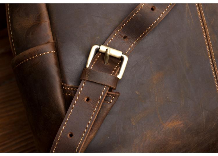 The Varick Vintage Leather Backpack | Chic Minimalist Design
