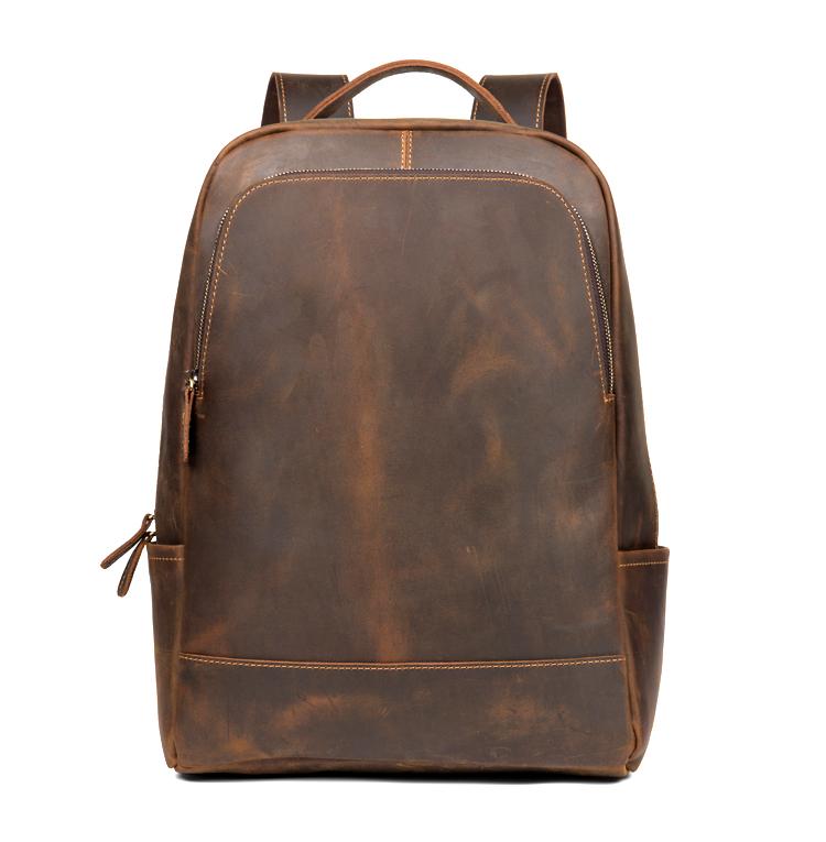 The Varick Vintage Leather Backpack | Chic Minimalist Design