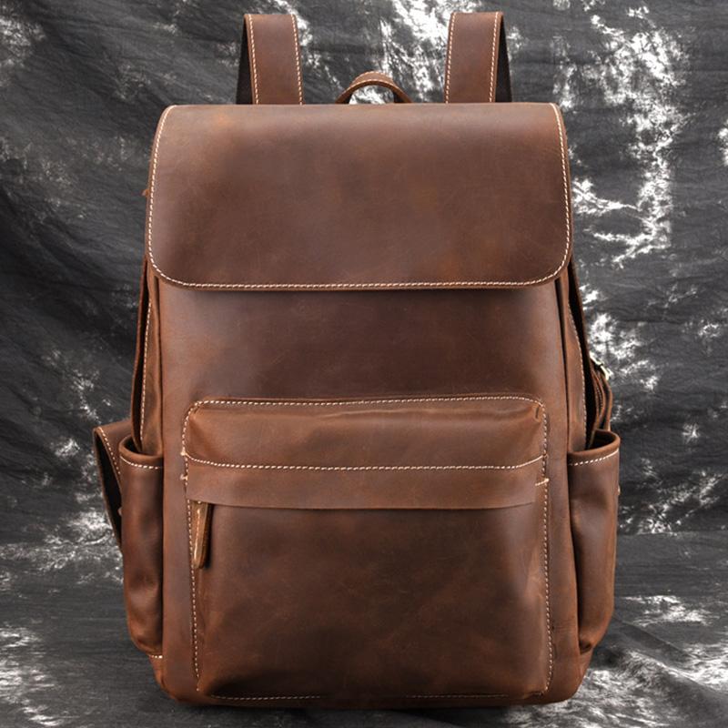 Timeless Herald Backpack | Authentic Vintage Leather Adventure Companion