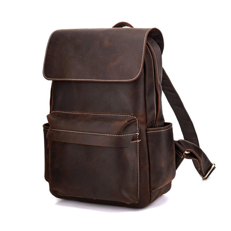 Timeless Herald Backpack | Authentic Vintage Leather Adventure Companion