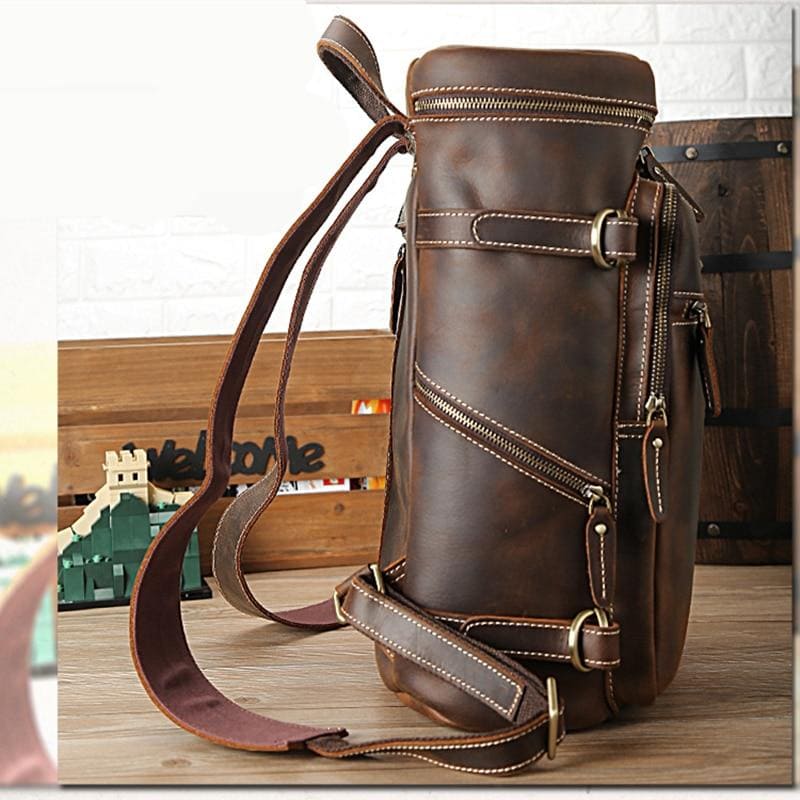 The Roosevelt Vintage Leather Backpack | Exquisite Handmade Design