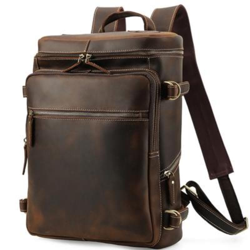 The Roosevelt Vintage Leather Backpack | Exquisite Handmade Design