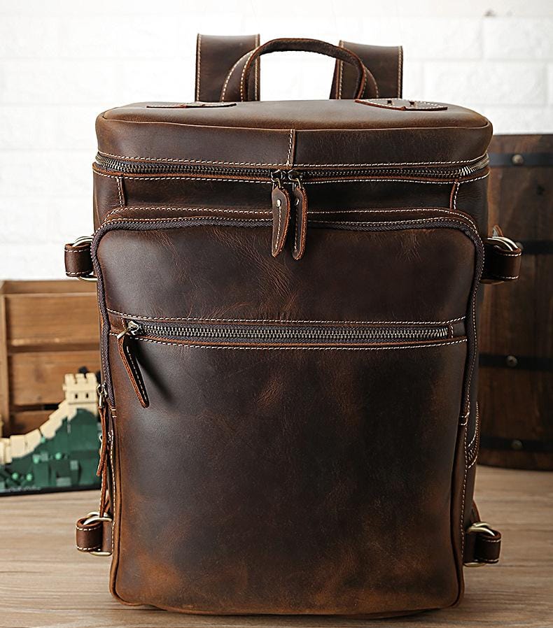 The Roosevelt Vintage Leather Backpack | Exquisite Handmade Design