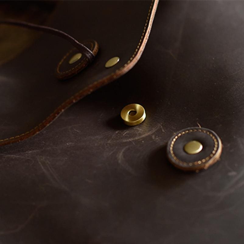 Sleek Tudor Backpack | Authentic Leather with Modern Edge Design