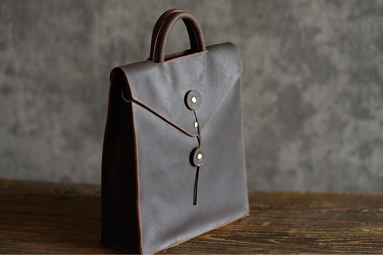 Sleek Tudor Backpack | Authentic Leather with Modern Edge Design