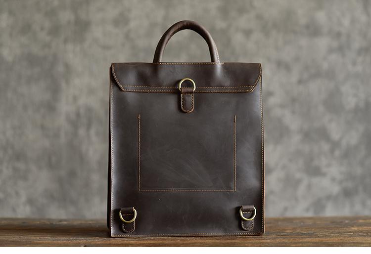 Sleek Tudor Backpack | Authentic Leather with Modern Edge Design