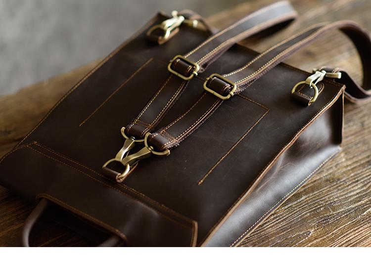 Sleek Tudor Backpack | Authentic Leather with Modern Edge Design