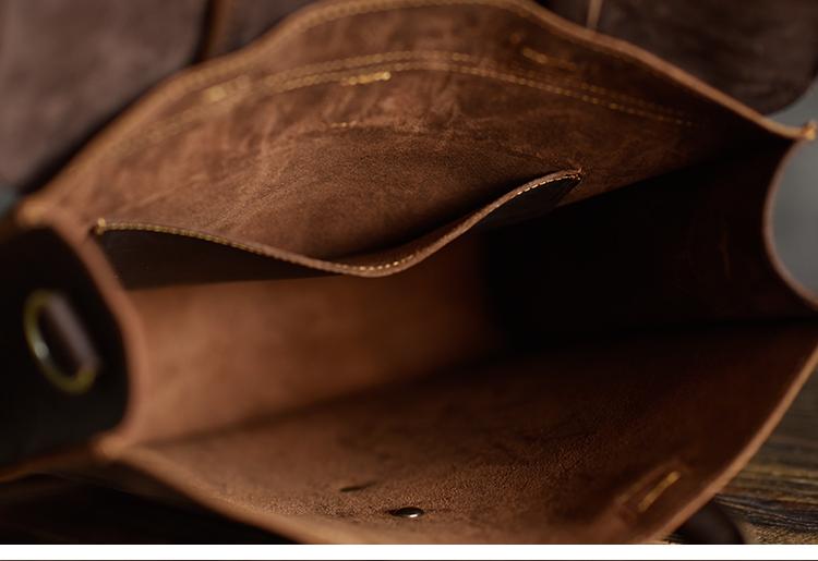 Sleek Tudor Backpack | Authentic Leather with Modern Edge Design