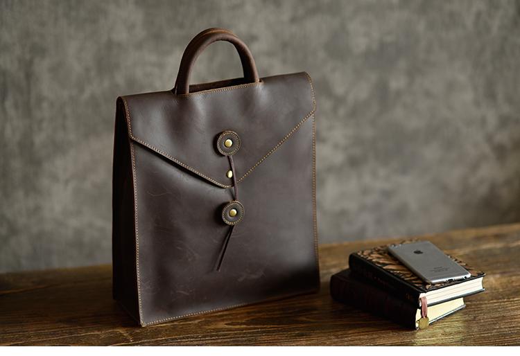 Sleek Tudor Backpack | Authentic Leather with Modern Edge Design